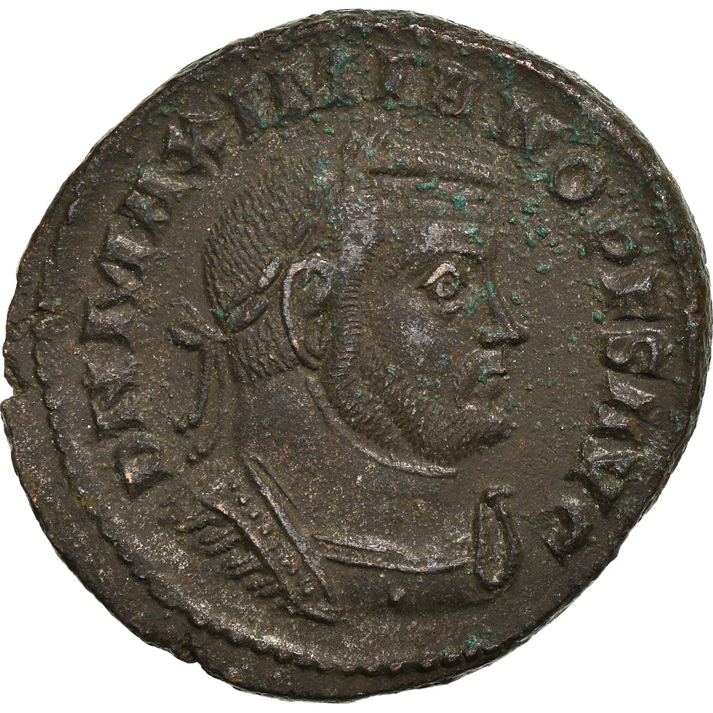 Coin, Maximianus, Follis, 301-303, Lyon - Lugdunum, AU(50-53), Bronze, RIC:98b
