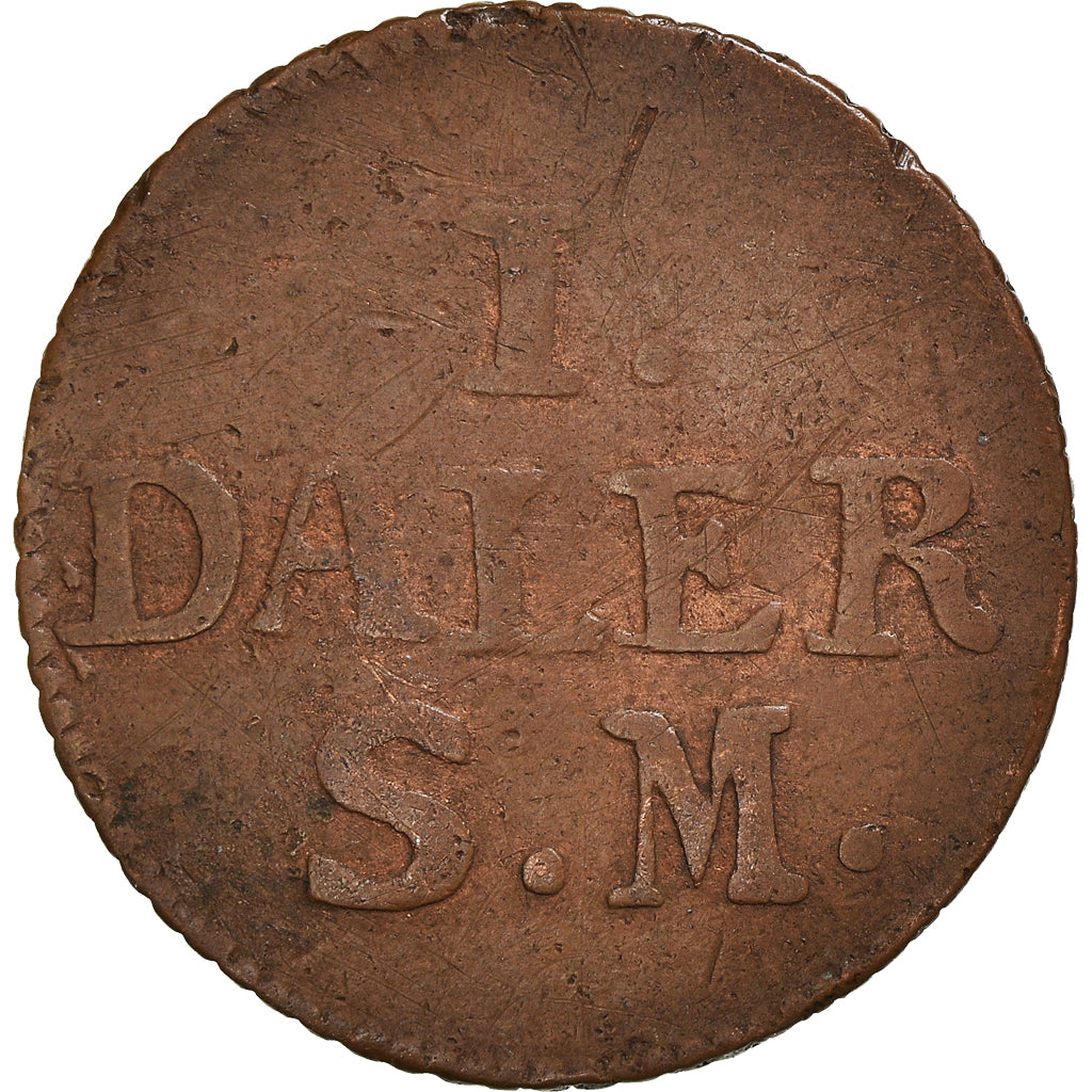 Münze, Schweden, Carl XII, Daler, 1715, S+, Kupfer, KM:352
