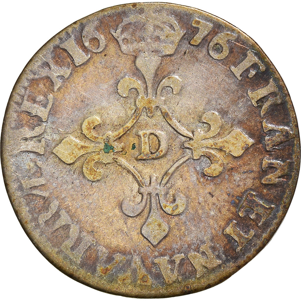 Moneda, Francia, Louis XIV, 4 Sols des Traitants, 1676, Vimy, BC+, Plata