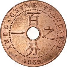 Moneta, INDOCINA FRANCESE, Cent, 1939, Paris, SPL, Bronzo, KM:12.1