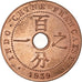 Moneta, INDOCINA FRANCESE, Cent, 1939, Paris, SPL, Bronzo, KM:12.1