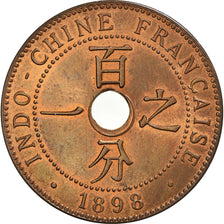 Coin, FRENCH INDO-CHINA, Cent, 1898, Paris, MS(63), Bronze, KM:8, Lecompte:53