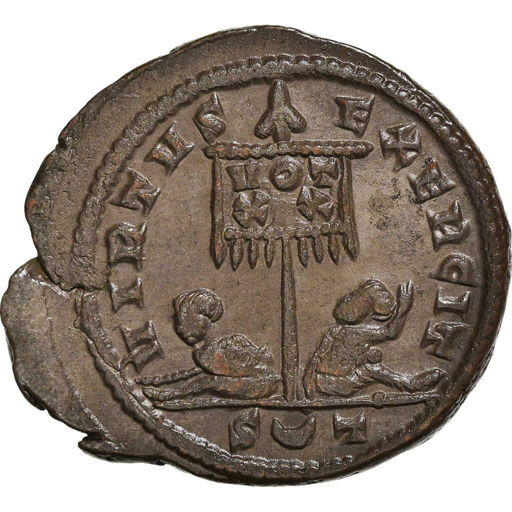 Coin, Constantine I, Follis, 319-320, Ticinum, AU(55-58), Copper, RIC:122