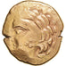 Monnaie, Aulerques Cenomans, Statère, 80-50 BC, TTB+, Or, Delestrée:2153