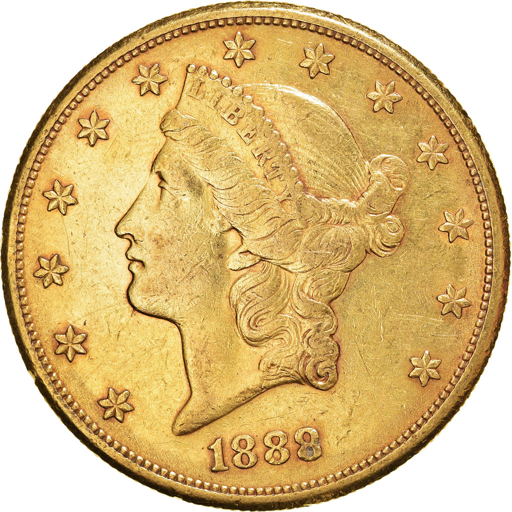 Münze, Vereinigte Staaten, Liberty Head, $20, Double Eagle, 1888, U.S. Mint