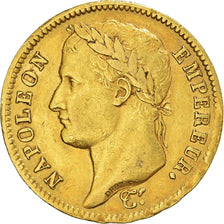 Munten, Frankrijk, Napoléon I, 40 Francs, 1811, Paris, ZF, Goud, KM:696.1