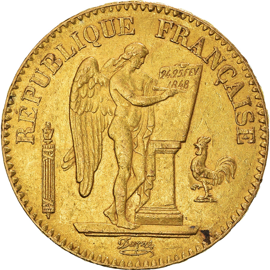 Moneda, Francia, Génie, 20 Francs, 1849, Paris, EBC, Oro, KM:757, Gadoury:1032