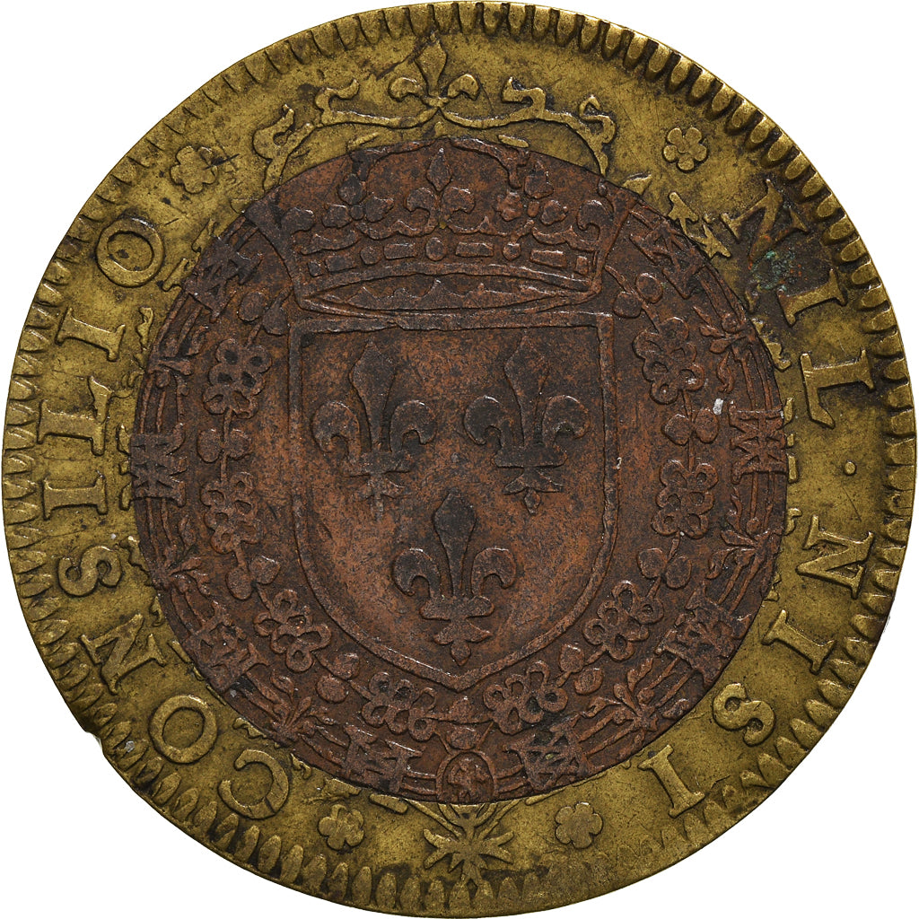 Francia, Token, Royal, Henri IV, Conseil du Roi, 1596, Very rare, BB+