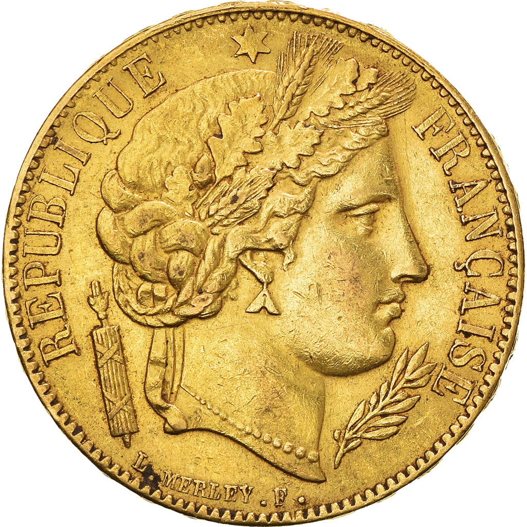 Moneda, Francia, Cérès, 20 Francs, 1850, Paris, MBC+, Oro, KM:762