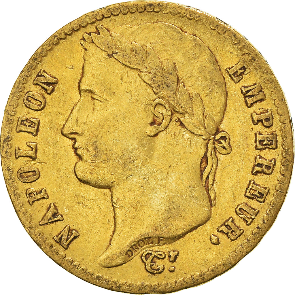 Münze, Frankreich, Napoléon I, 20 Francs, 1812, Paris, SS, Gold, KM:695.1