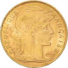 Moneta, Francia, Marianne, 10 Francs, 1910, Paris, BB, Oro, KM:846, Gadoury:1017