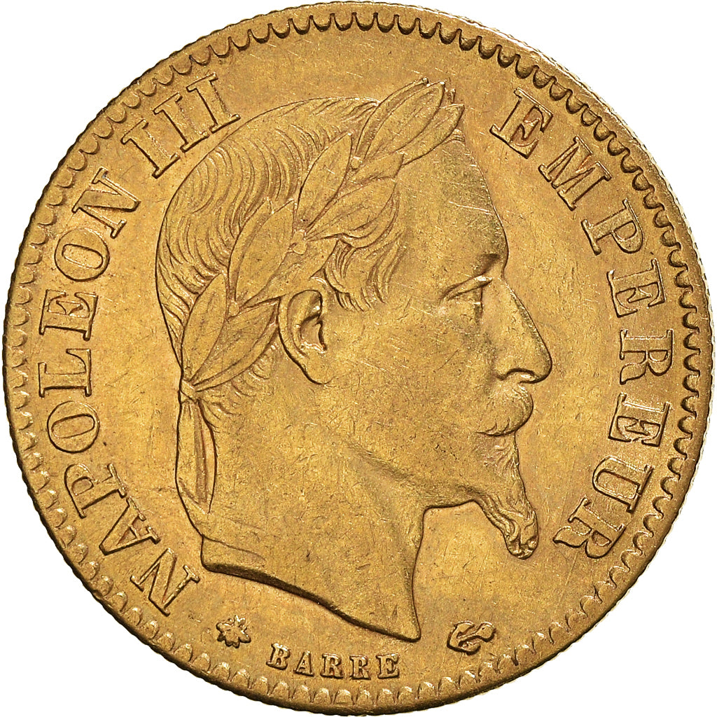 Moeda, França, Napoleon III, Napoléon III, 10 Francs, 1867, Paris, EF(40-45)