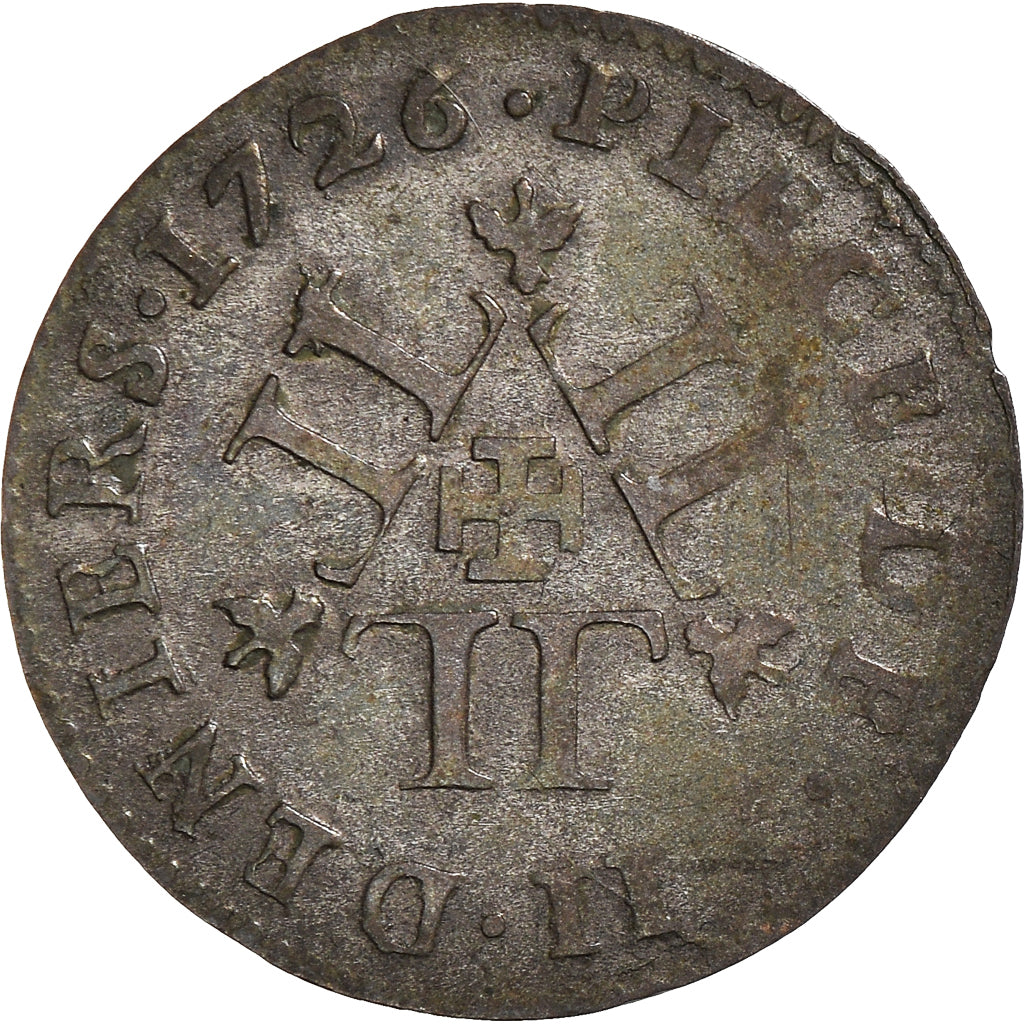 Monnaie, Etats allemands, LORRAINE, Leopold Joseph, 12 Deniers, 1726, Nancy