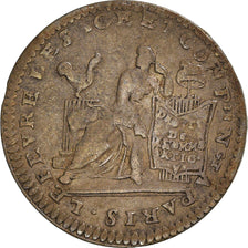 Moneta, Francia, Lefevre Lesage, 10 Sols, 1792, MB+, Argento, KM:Tn19