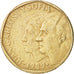 Moneda, España, Juan Carlos I, 500 Pesetas, 1989, BC+, Aluminio - bronce