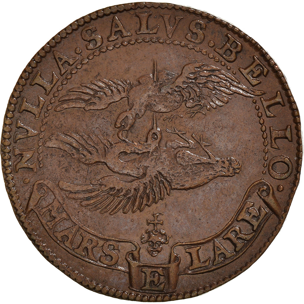 Bélgica, Token, Flandres, Frédéric de Marselaer, 1637, AU(55-58), Cobre