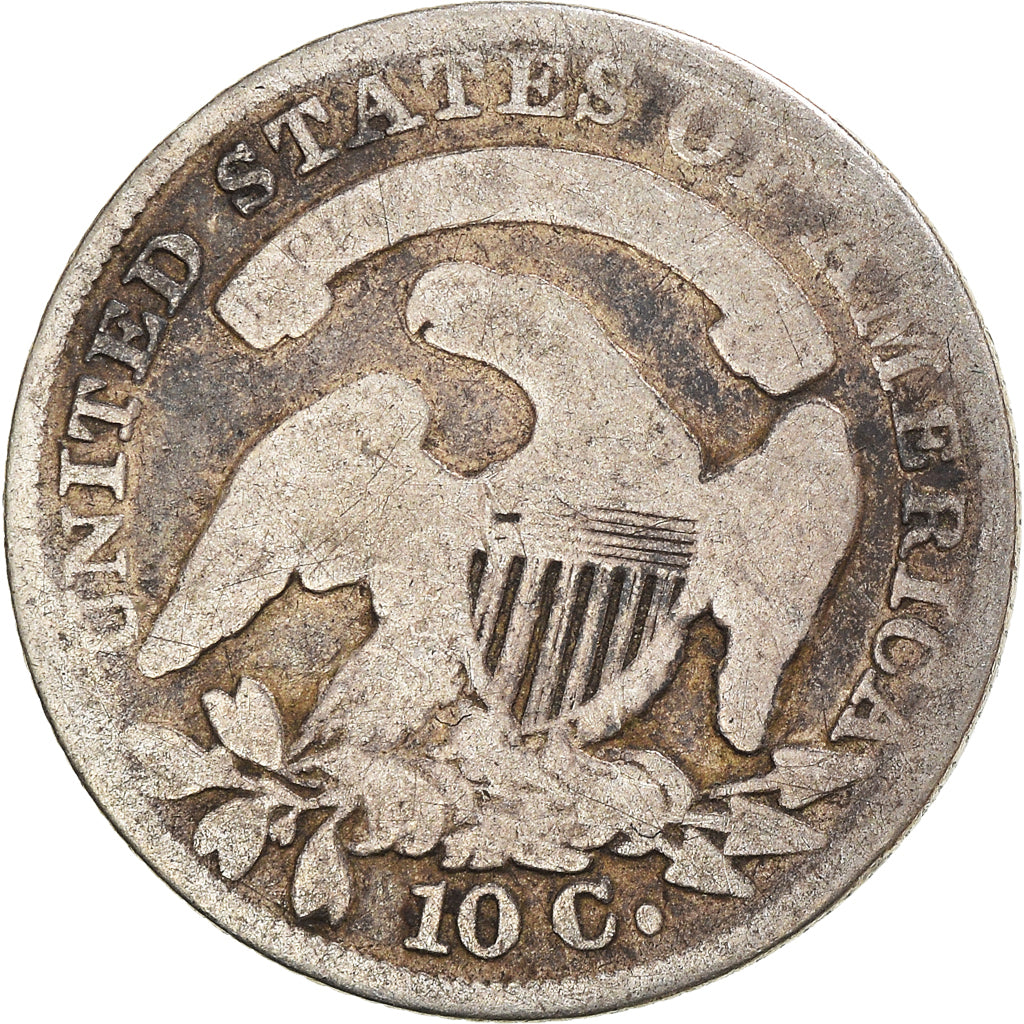 Coin, United States, Liberty Cap Dime, Dime, 1835, U.S. Mint, Philadelphia