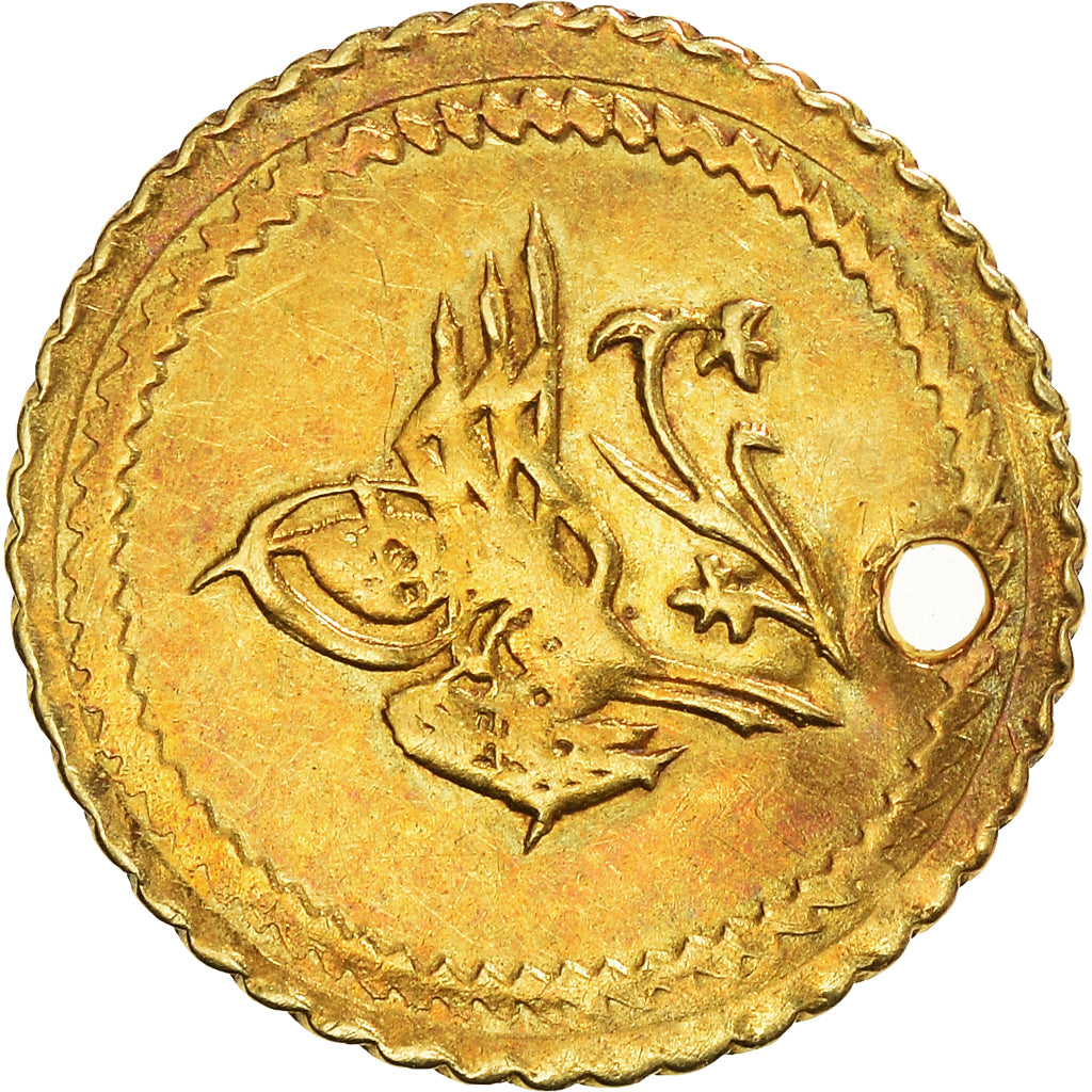 Moneta, Turcja, Mahmud II, 1/4 Zeri Mahbub, 1814 (1223//7), Qustantiniyah