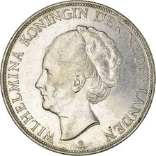 Coin, Netherlands, Wilhelmina I, 2-1/2 Gulden, 1937, AU(55-58), Silver, KM:165
