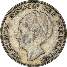 Moeda, Países Baixos, Wilhelmina I, Gulden, 1928, Utrecht, EF(40-45), Prata