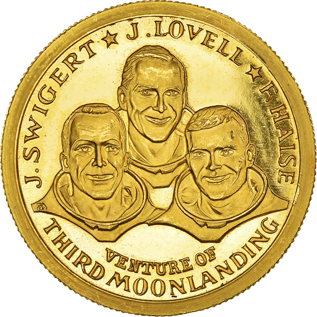 France, Médaille, Apollo XIII, Third Moonlanding, Sciences & Technologies, SPL