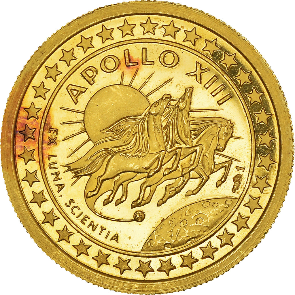 France, Médaille, Apollo XIII, Third Moonlanding, Sciences & Technologies, SPL