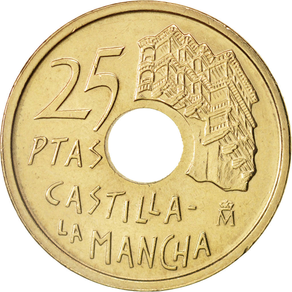 Espagne, Juan Carlos I, 25 Pesetas, 1996, Madrid, SPL, Aluminum-Bronze, KM:962