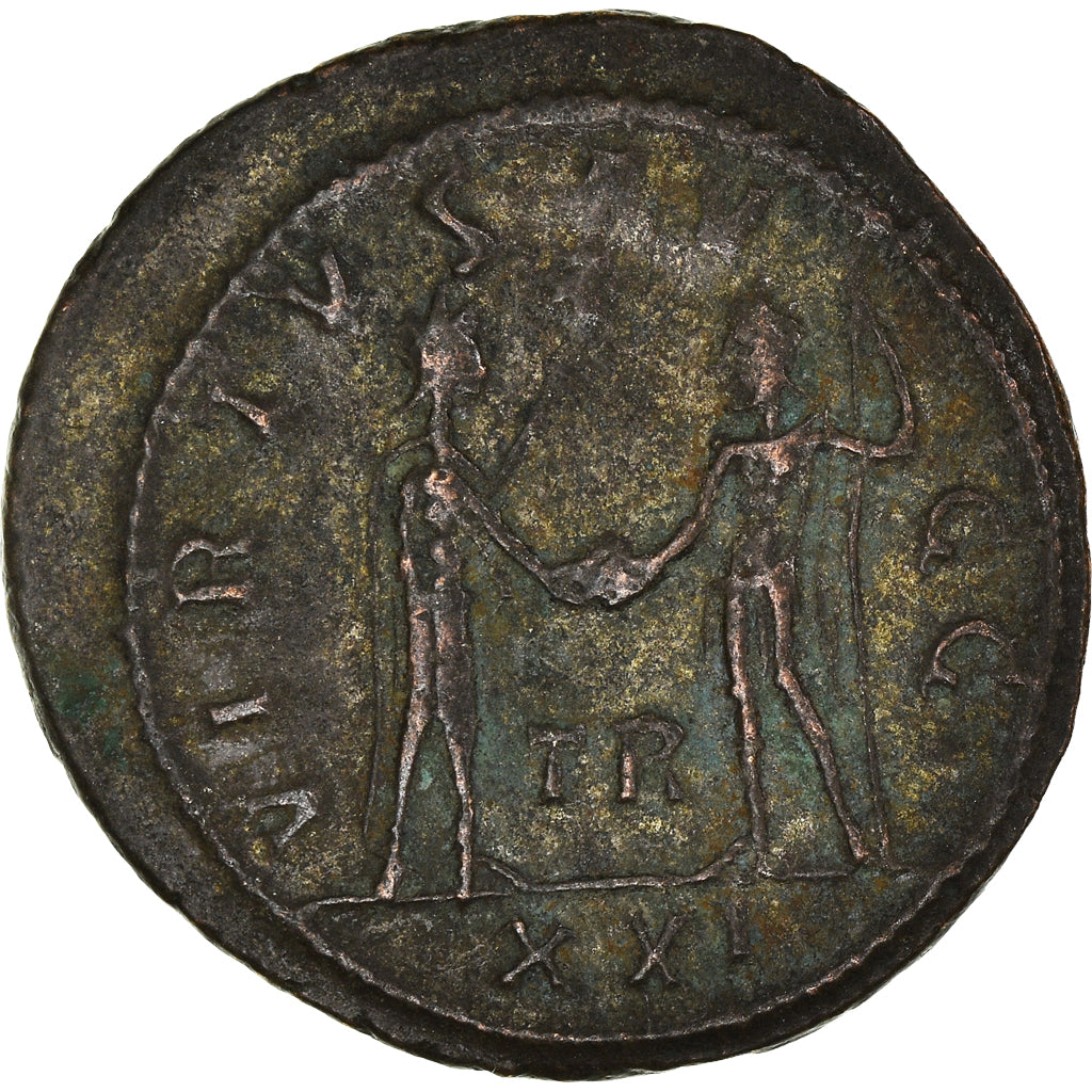 Moneda, Carus, Antoninianus, 283, Tripolis, MBC+, Vellón, RIC:124