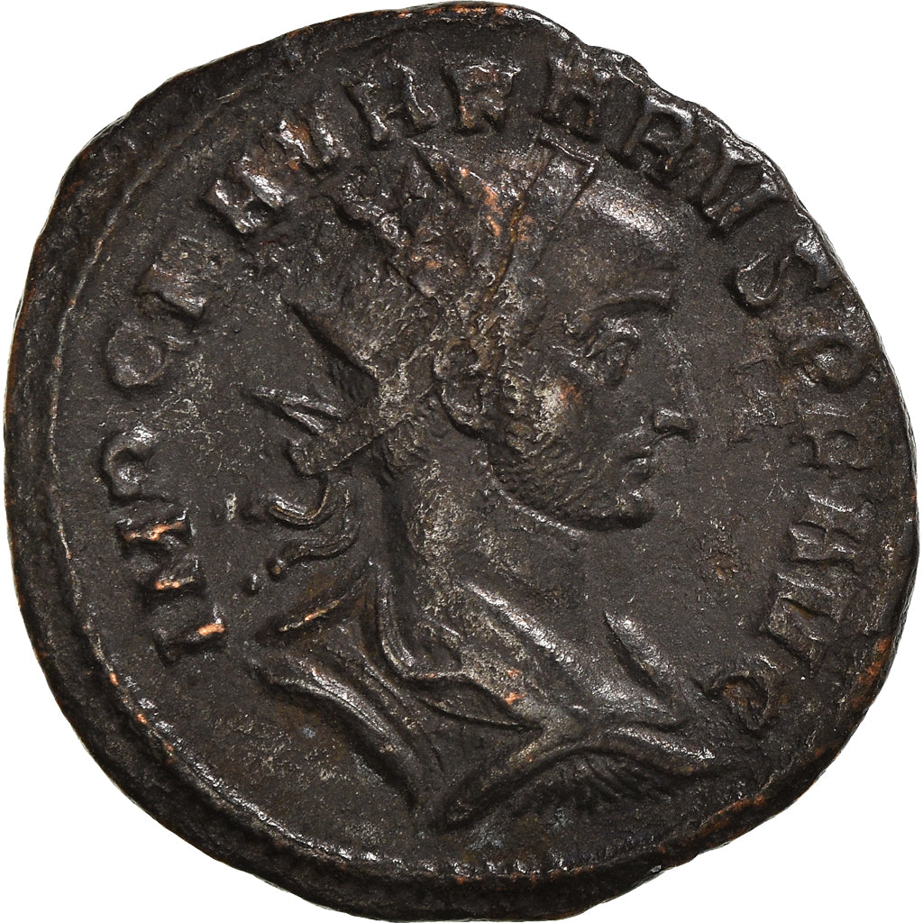 Coin, Carus, Antoninianus, 282-283, Ticinum, EF(40-45), Billon, RIC:73