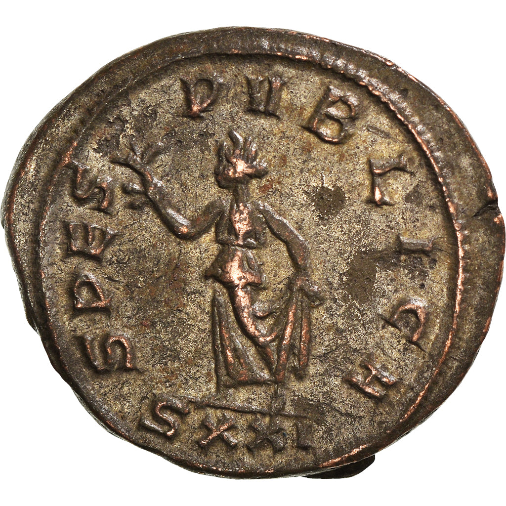 Coin, Carus, Antoninianus, 282-283, Ticinum, AU(55-58), Billon, RIC:82