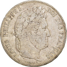Coin, France, Louis-Philippe, 5 Francs, 1833, Paris, VF(30-35), Silver