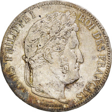 Coin, France, Louis-Philippe, 5 Francs, 1839, Paris, EF(40-45), Silver