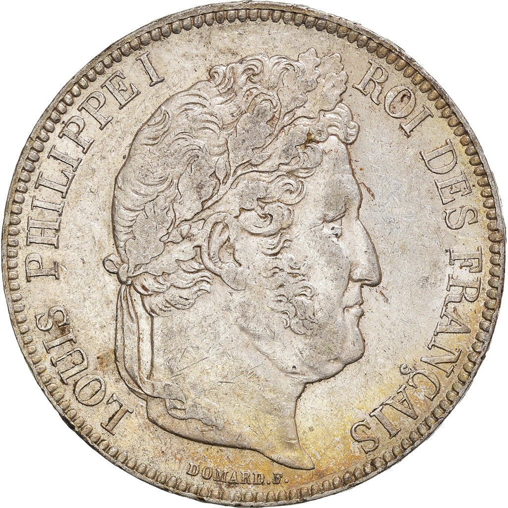 Coin, France, Louis-Philippe, 5 Francs, 1840, Lille, EF(40-45), Silver