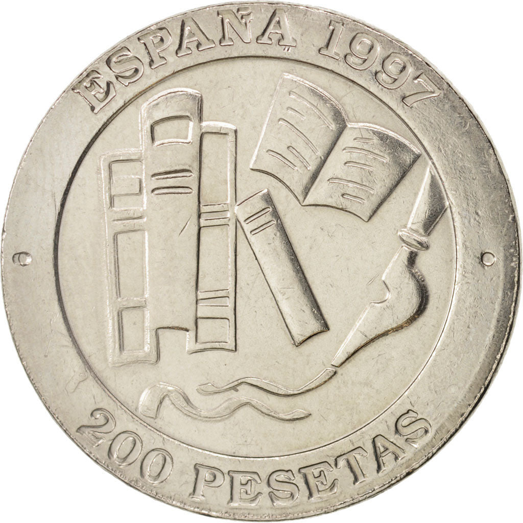 Espagne, Juan Carlos I, 200 Pesetas, 1997, SUP+, Copper-nickel, KM:986