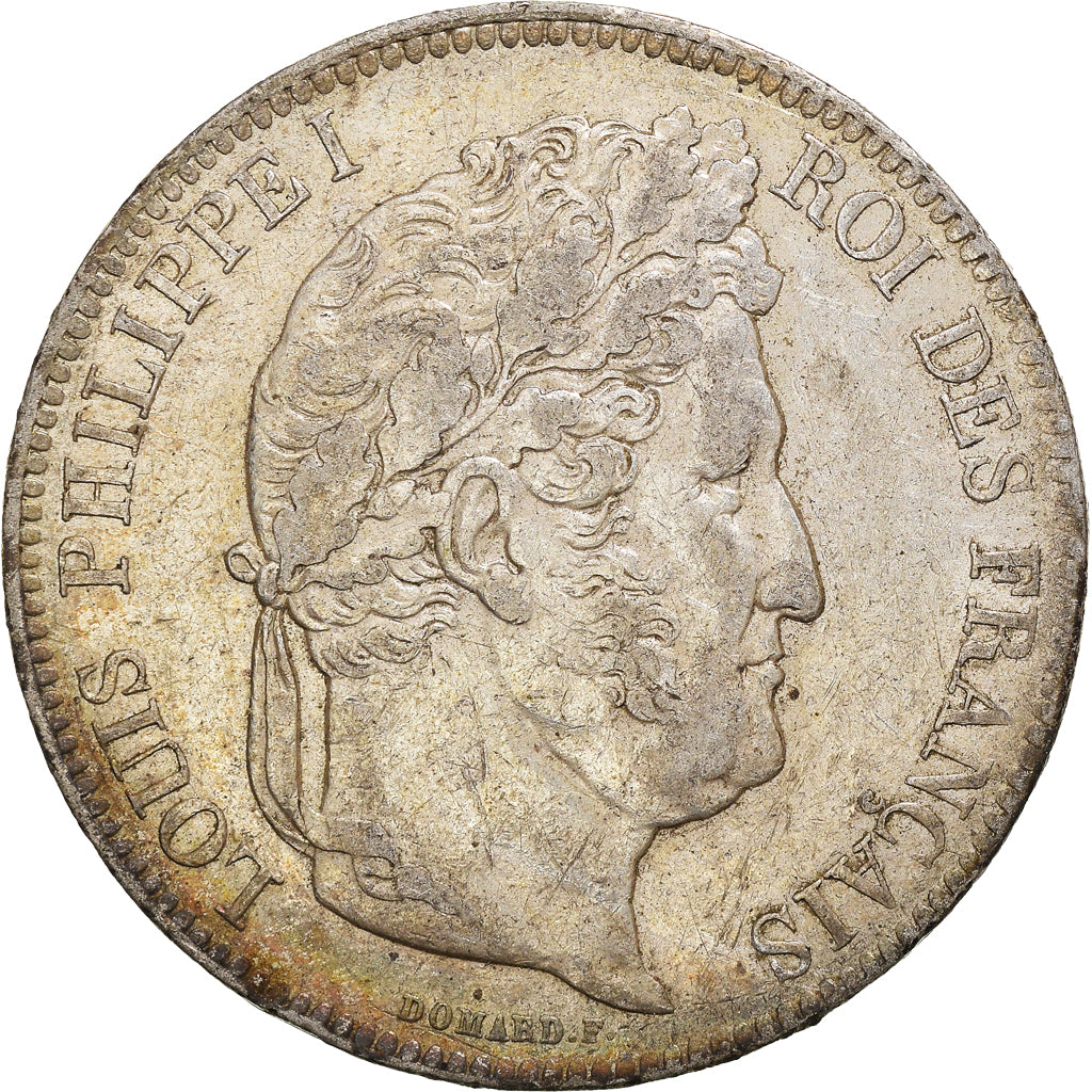 Coin, France, Louis-Philippe, 5 Francs, 1841, Lille, EF(40-45), Silver