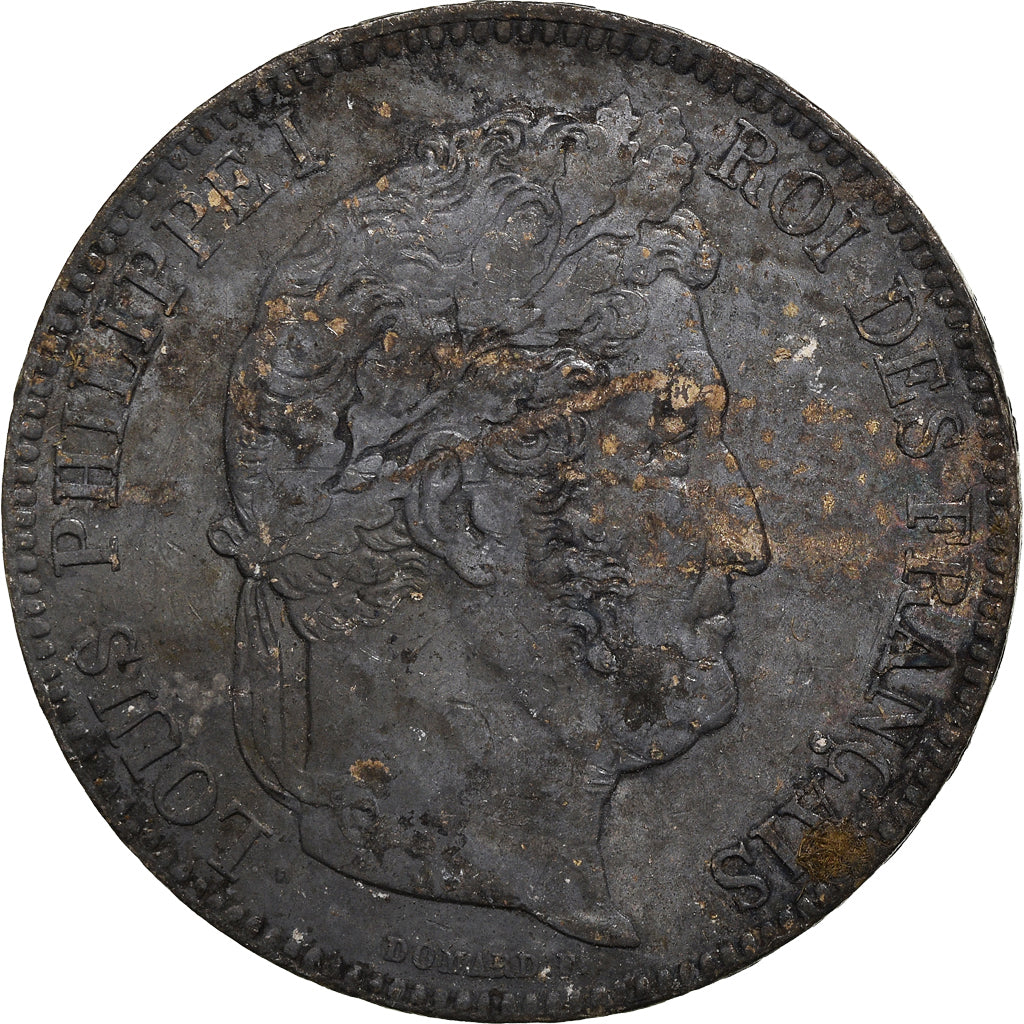 Coin, France, Louis-Philippe, 5 Francs, 1841, Bordeaux, EF(40-45), Silver