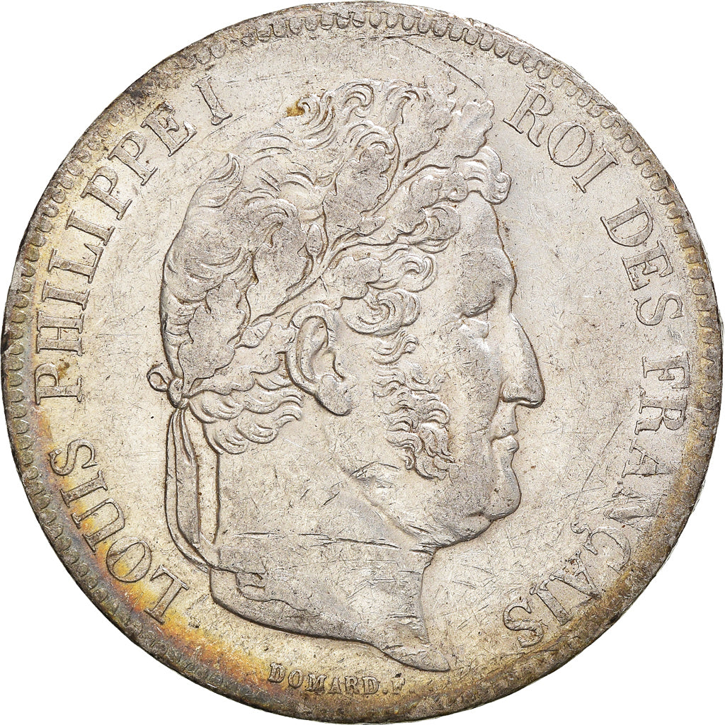 Coin, France, Louis-Philippe, 5 Francs, 1835, Paris, EF(40-45), Silver