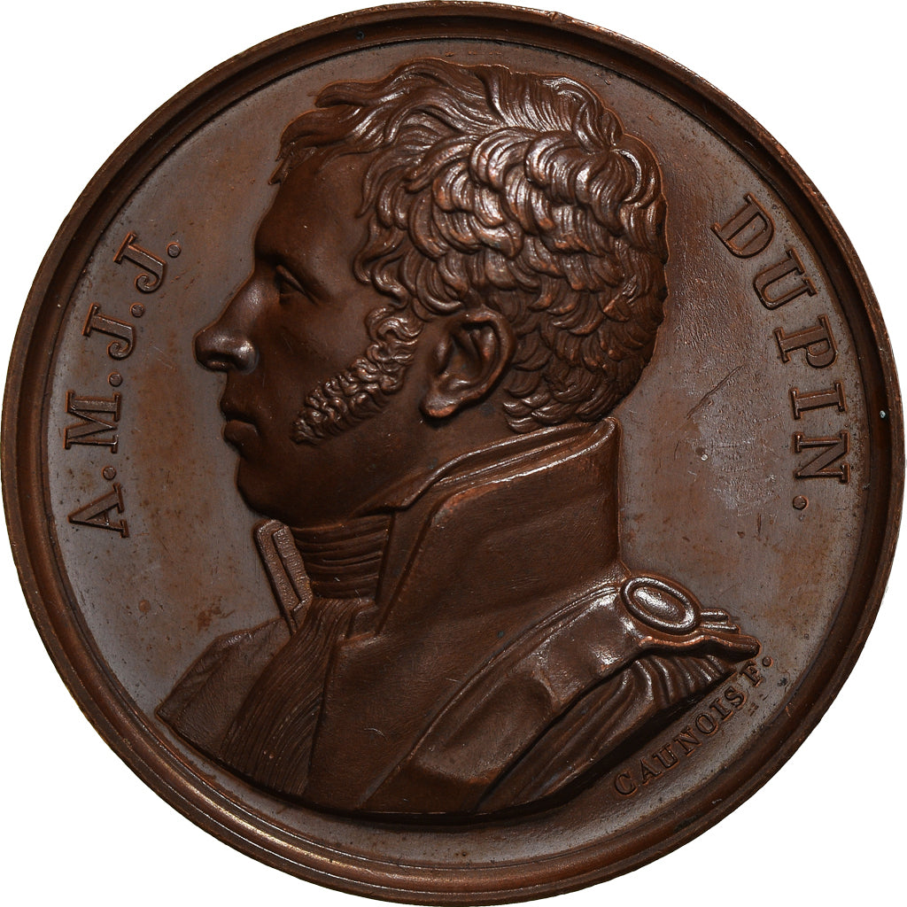Frankrijk, Medaille, Français Célèbres, André Marie Dupin, 1820, Caunois