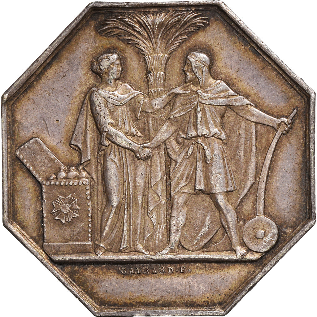 Algeria, Token, Banque de l'Algérie, nd (1845-1860), Gayrard, AU(55-58)