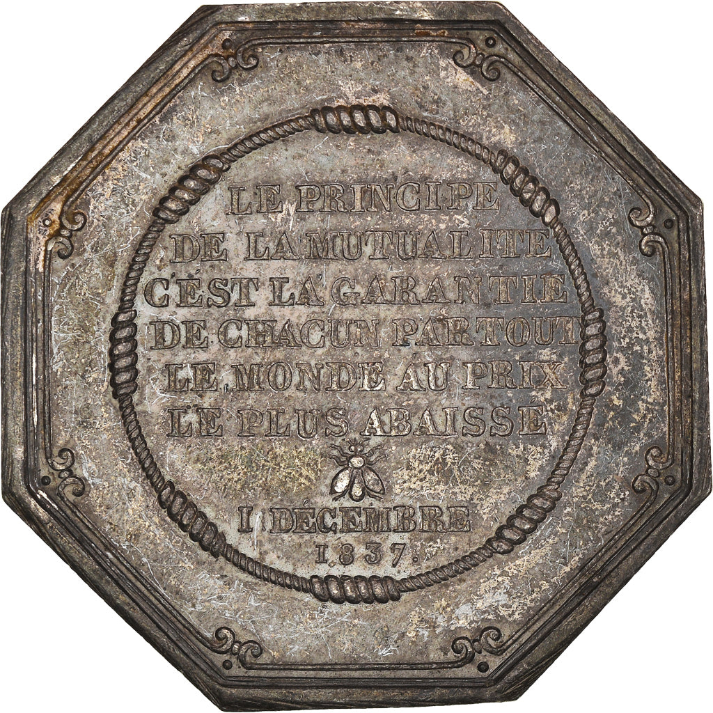 Frankrijk, Token, Insurance, Mutuelle Immobilière Parisienne, Incendie, 1837