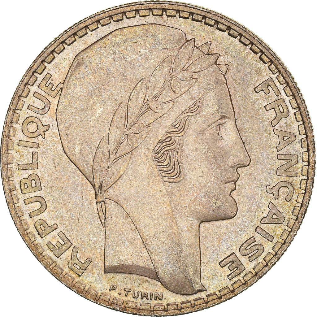 Coin, France, Turin, 20 Francs, 1934, Paris, MS(60-62), Silver, KM:879