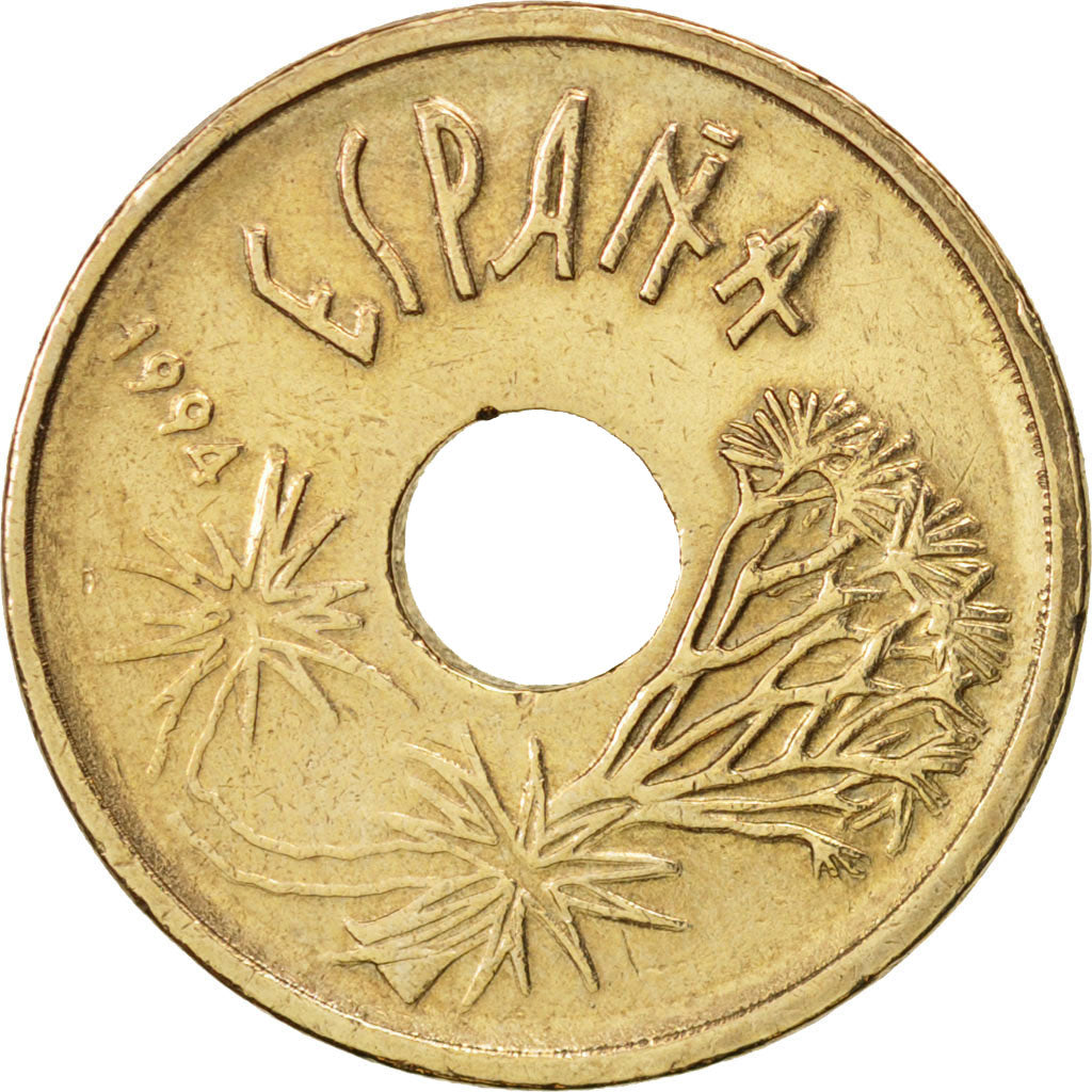 Spain, Juan Carlos I, 25 Pesetas, 1994, Madrid, AU(55-58), KM:933
