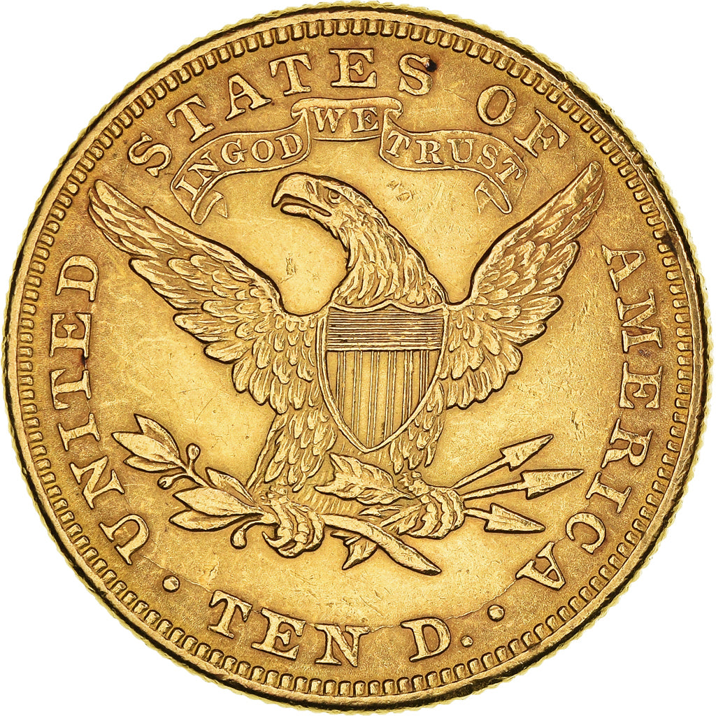 Coin, United States, Coronet Head, $10, Eagle, 1897, U.S. Mint, Philadelphia