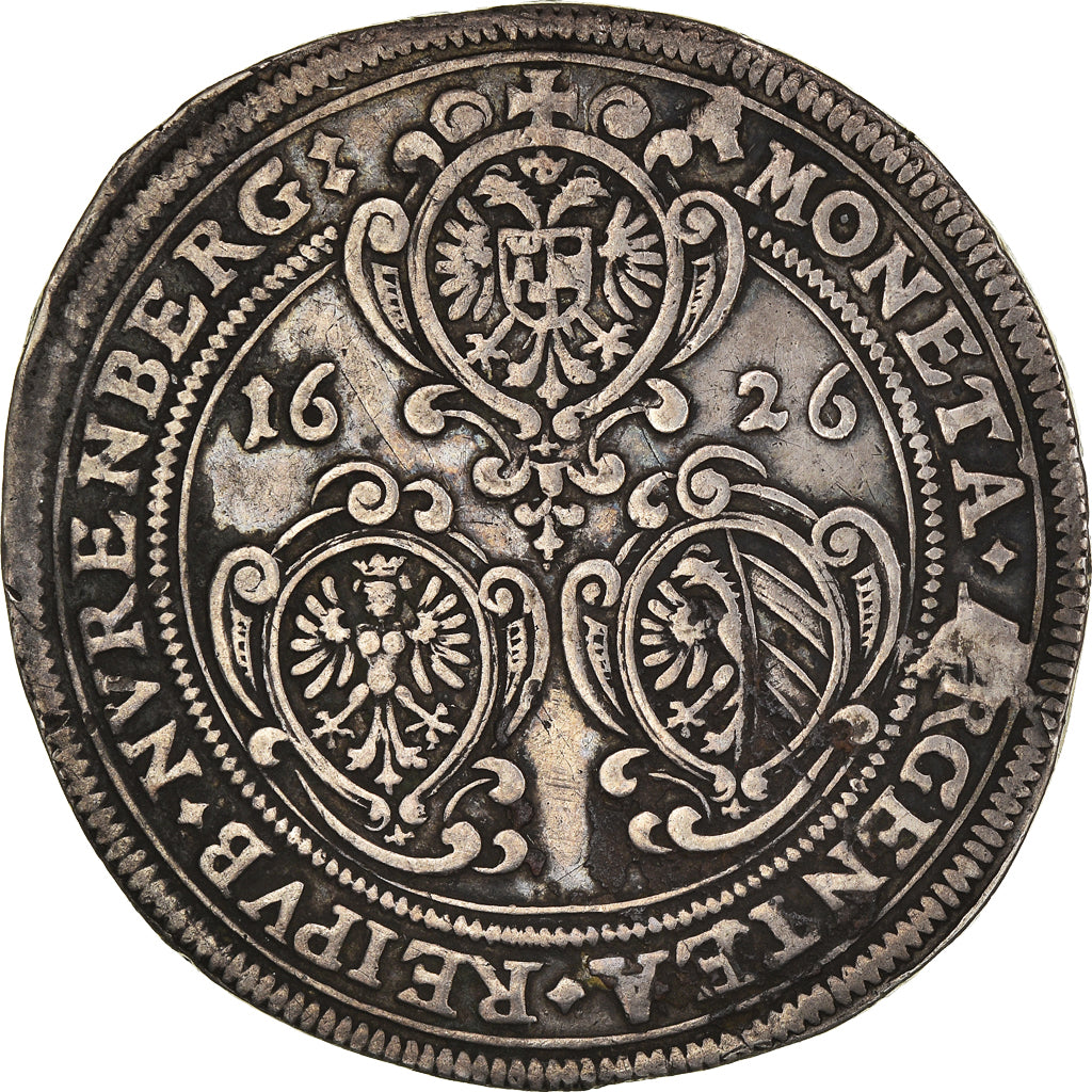 Coin, German States, NURNBERG, Ferdinand II, Thaler, 1626, EF(40-45), Silver