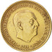 Spain, Francisco Franco, caudillo, Peseta, 1966, AU(50-53), KM:796