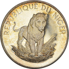 Münze, Niger, 10 Francs, 1968, Proof, STGL, Silber, KM:8.1