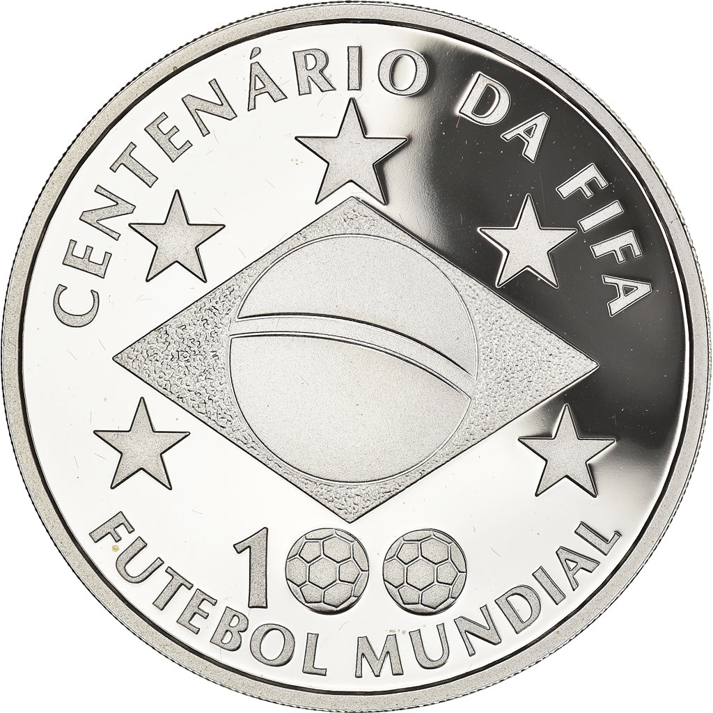 Monnaie, Brésil, FIFA World Cup, 2 Reais, 2004, Rio de Janeiro, Proof, FDC