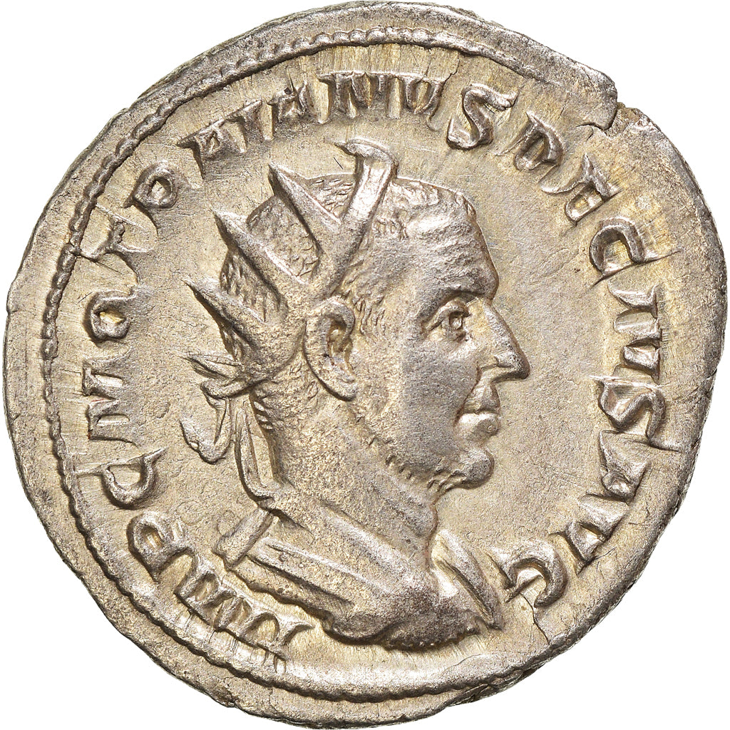 Coin, Trajan Decius, Antoninianus, 250, Roma, AU(50-53), Billon, RIC:21b