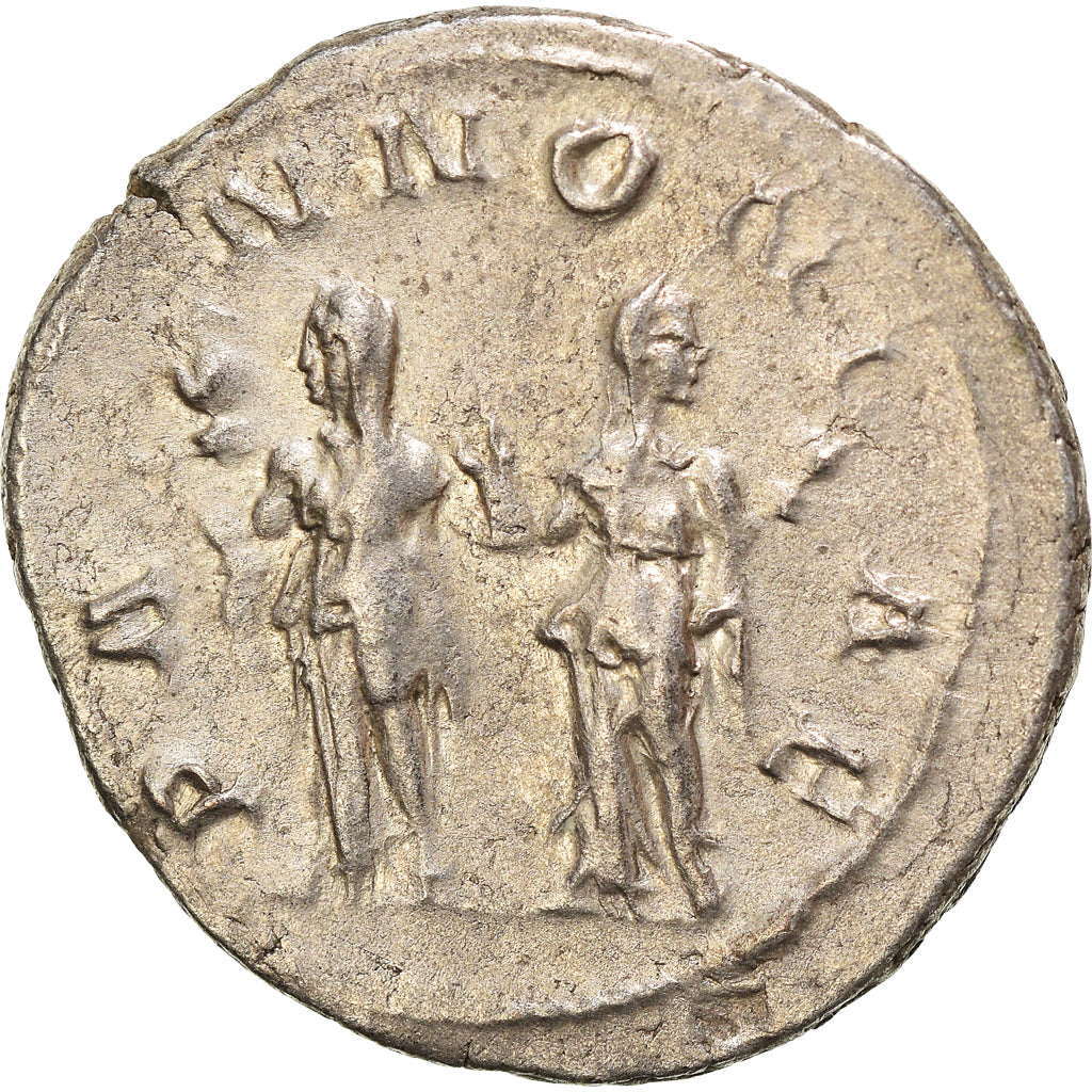 Coin, Trajan Decius, Antoninianus, 250, Roma, AU(50-53), Billon, RIC:21b