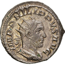 Monnaie, Philippe I l'Arabe, Antoninien, 247-249, Rome, SUP, Billon, RIC:58